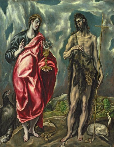 St. Johannes der Evangelist und St. Johannes der Täufer von El Greco